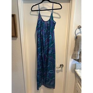 Vintage Paisley Maxi Dress